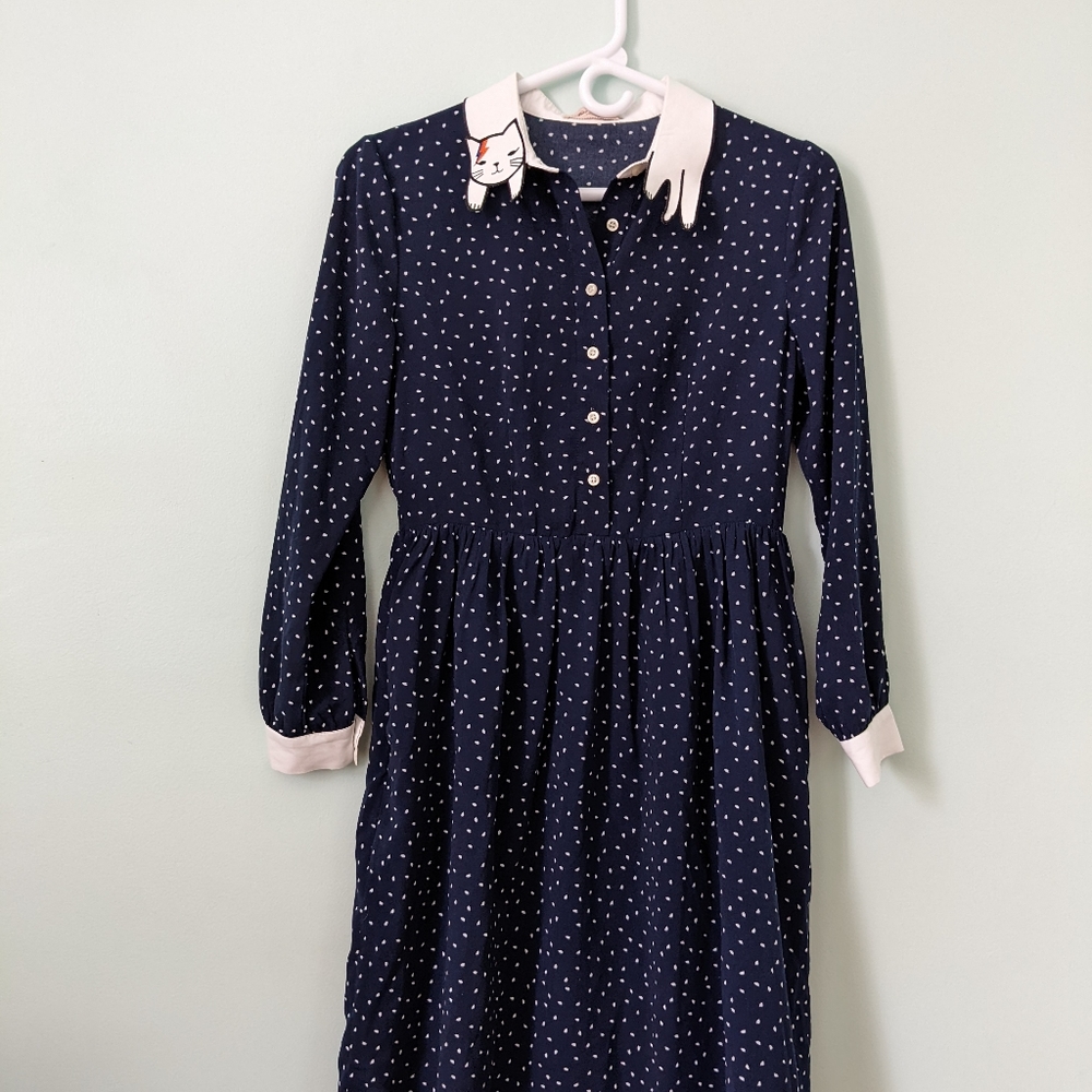 SOLD Miss Patina David Bowie cat collar dress